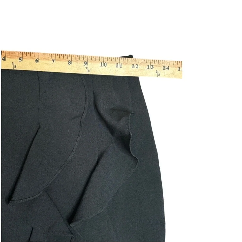 NWT‎ Drop Frill Midi Skirt Sz Small Black Whimsygoth Fairy Grunge Korean Fashion